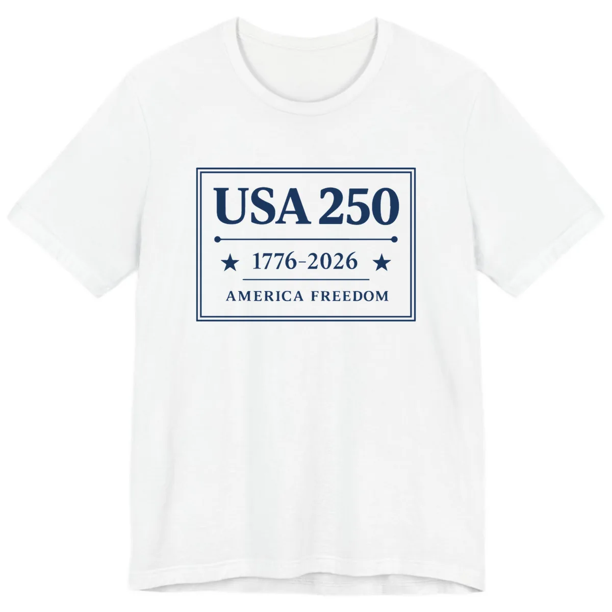 USA 250 America Freedom Celebration Premium T-Shirt in White