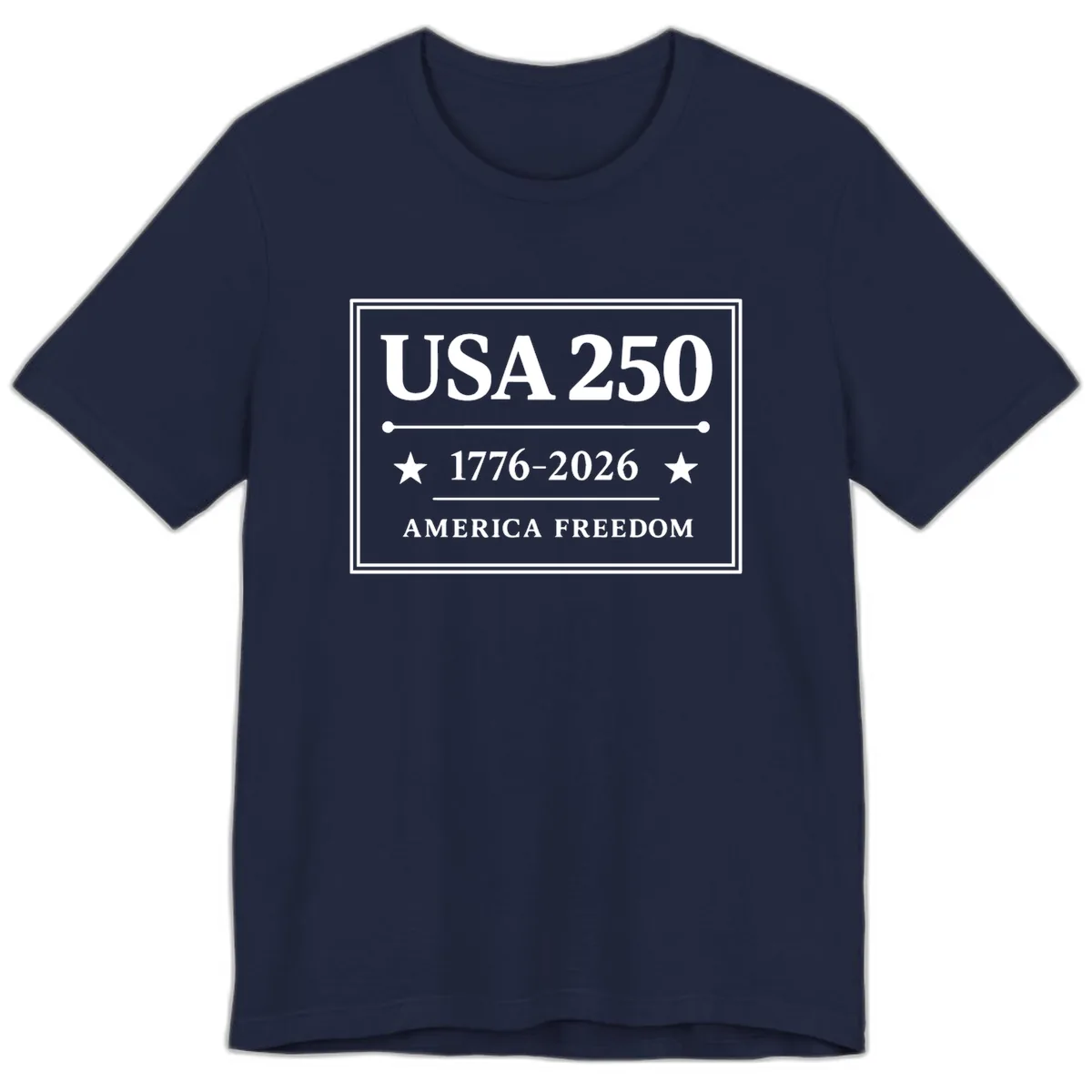 USA 250 America Freedom Celebration Premium T-Shirt in Navy