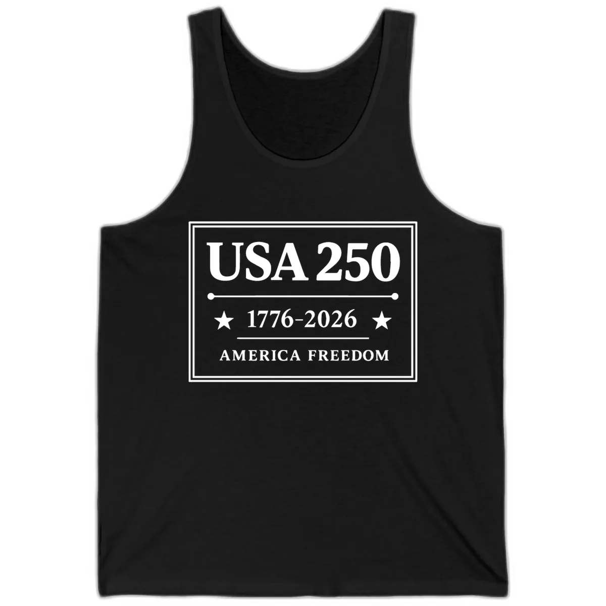 USA 250 America Freedom Celebration Tank in Black