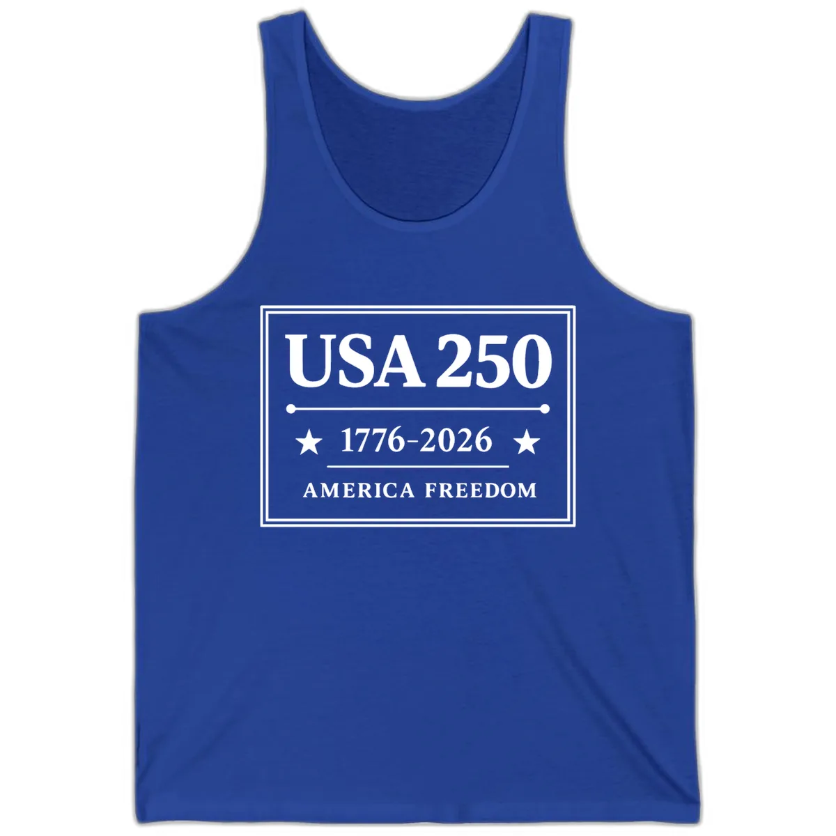 USA 250 America Freedom Celebration Tank in True Royal