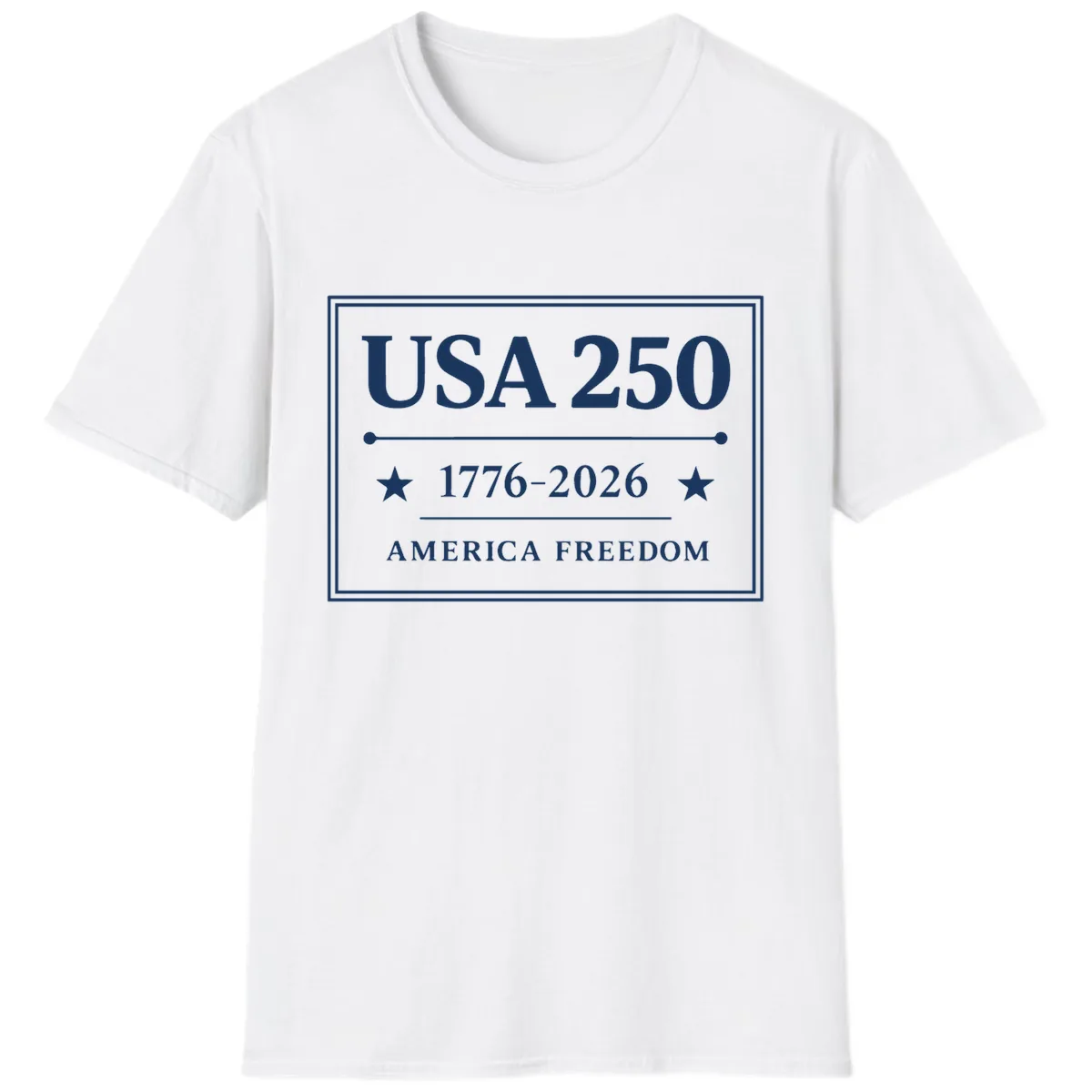 USA 250 America Freedom Celebration T-Shirt in White