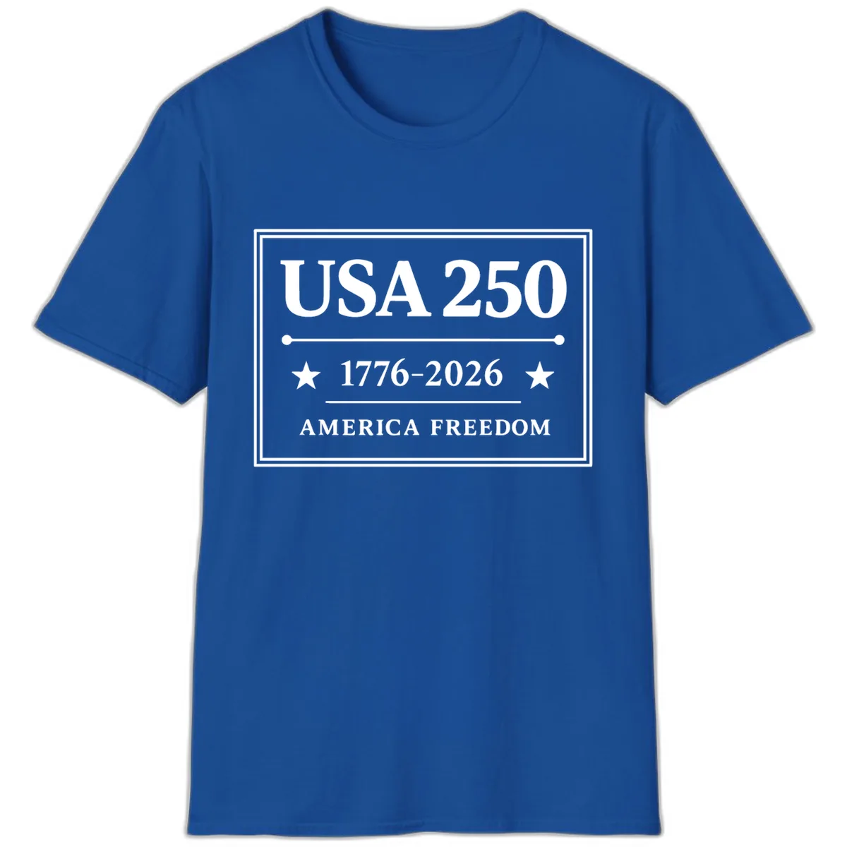 USA 250 America Freedom Celebration T-Shirt in Royal