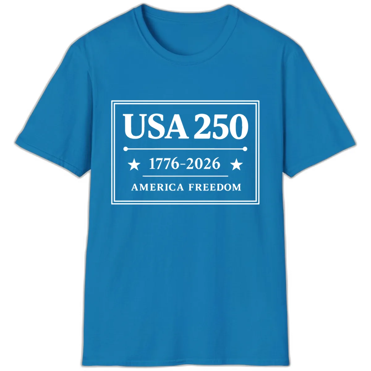 USA 250 America Freedom Celebration T-Shirt in Sapphire