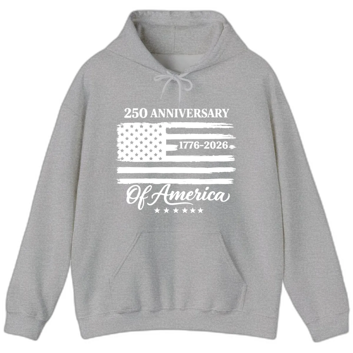 America 250th Anniversary Celebration Hoodie in Sport Grey