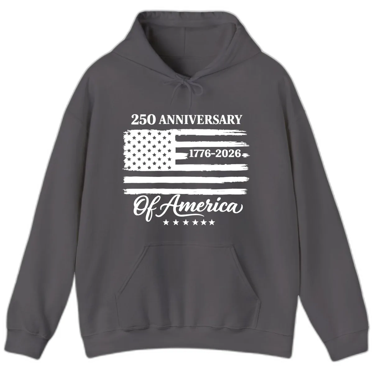 America 250th Anniversary Celebration Hoodie in Charcoal