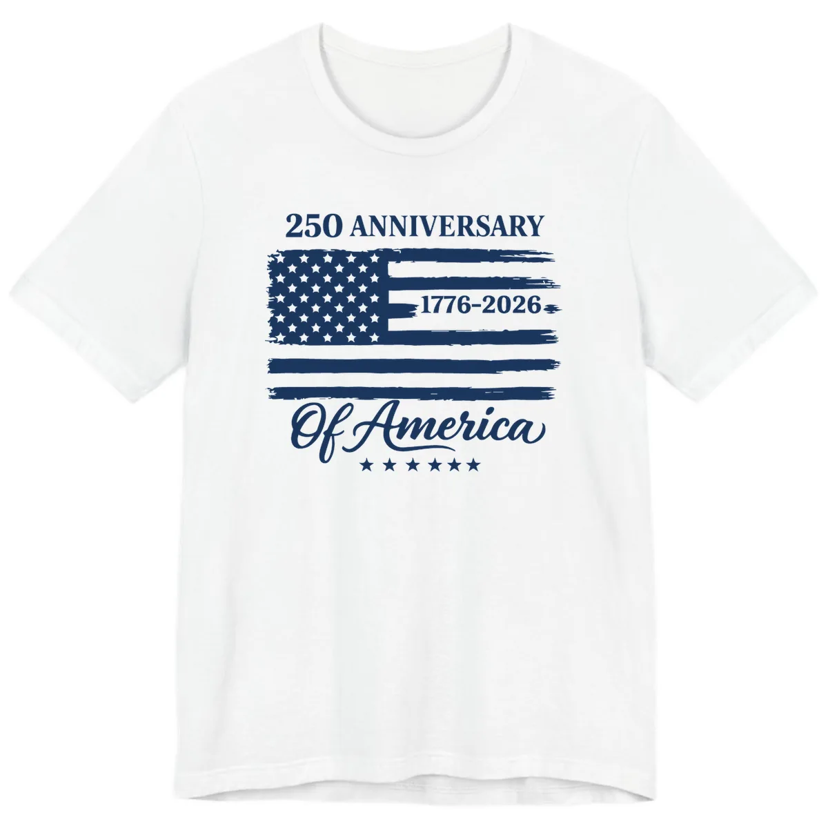 America 250th Anniversary Celebration Premium T-Shirt in White