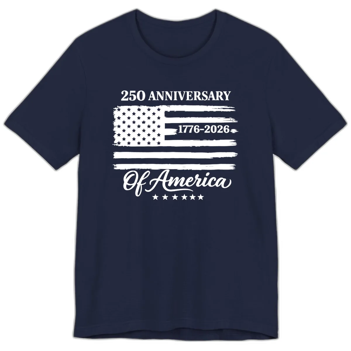America 250th Anniversary Celebration Premium T-Shirt in Navy
