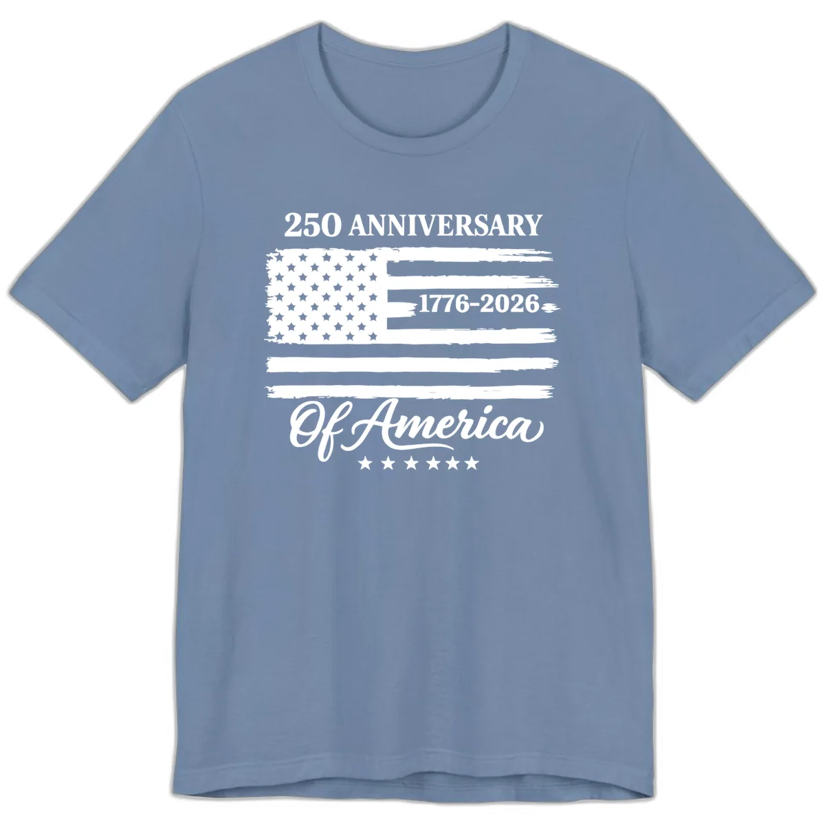 America 250th Anniversary Celebration Premium T-Shirt in Steel Blue