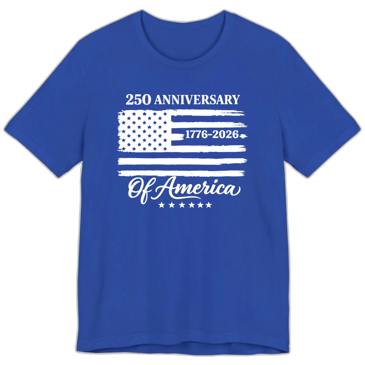 America 250th Anniversary Celebration Premium T-Shirt in True Royal