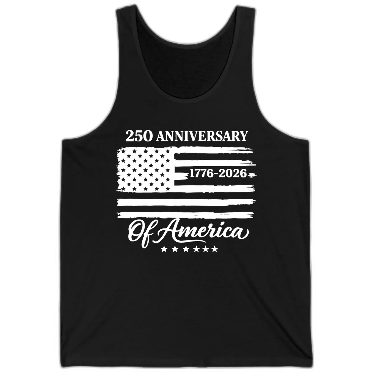 America 250th Anniversary Celebration Tank in Black
