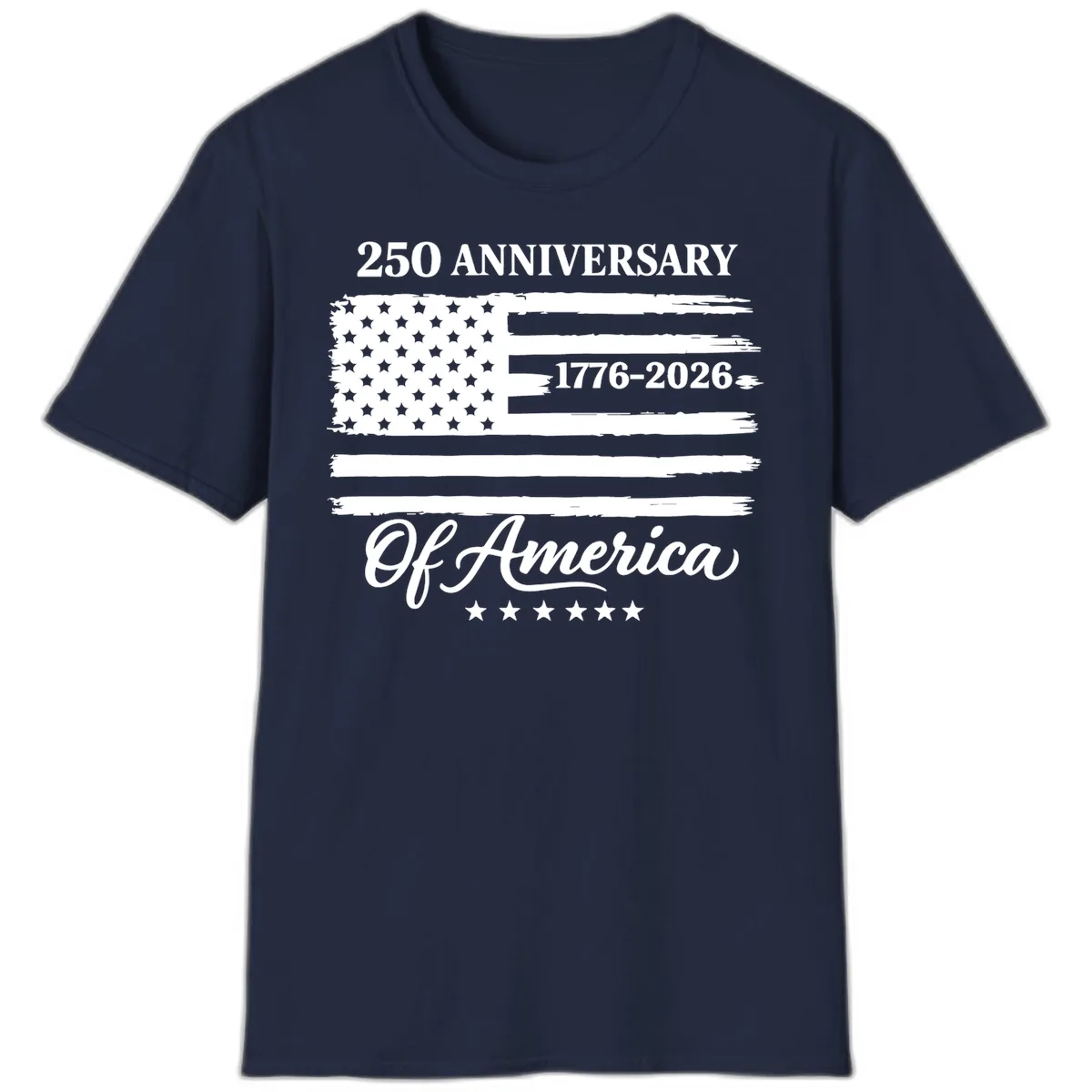 America 250th Anniversary Celebration T-Shirt in Navy