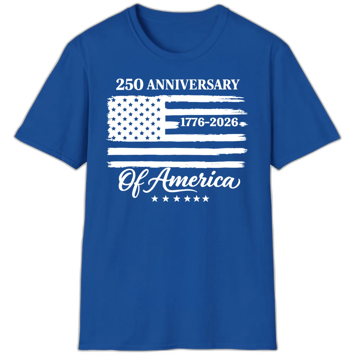 America 250th Anniversary Celebration T-Shirt in Royal