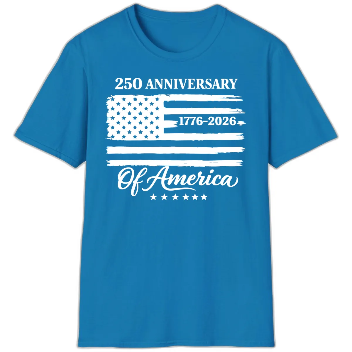 America 250th Anniversary Celebration T-Shirt in Sapphire