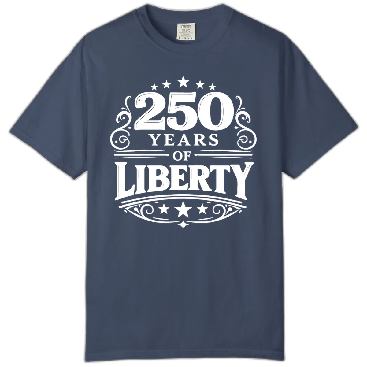 250 Years Of Liberty Celebration Comfort Color in Midnight