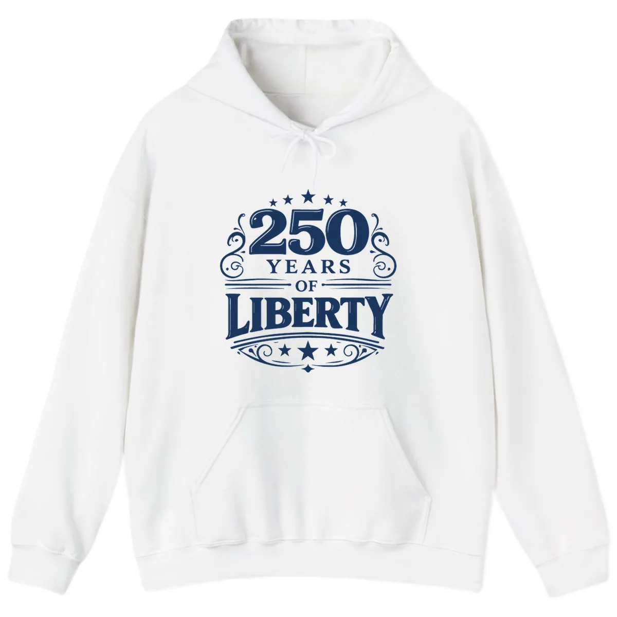 250 Years Of Liberty Celebration Hoodie in White