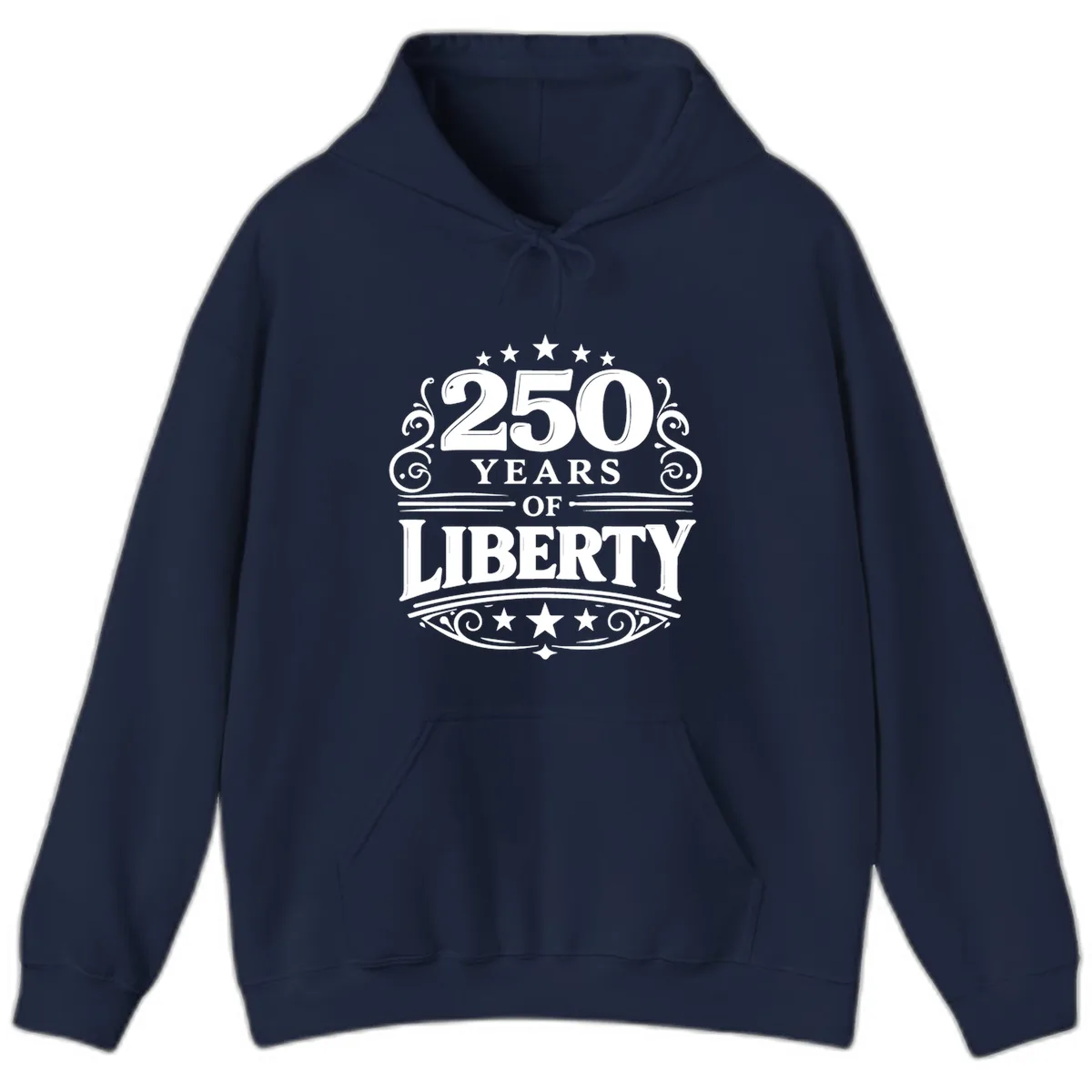250 Years Of Liberty Celebration Hoodie in Navy