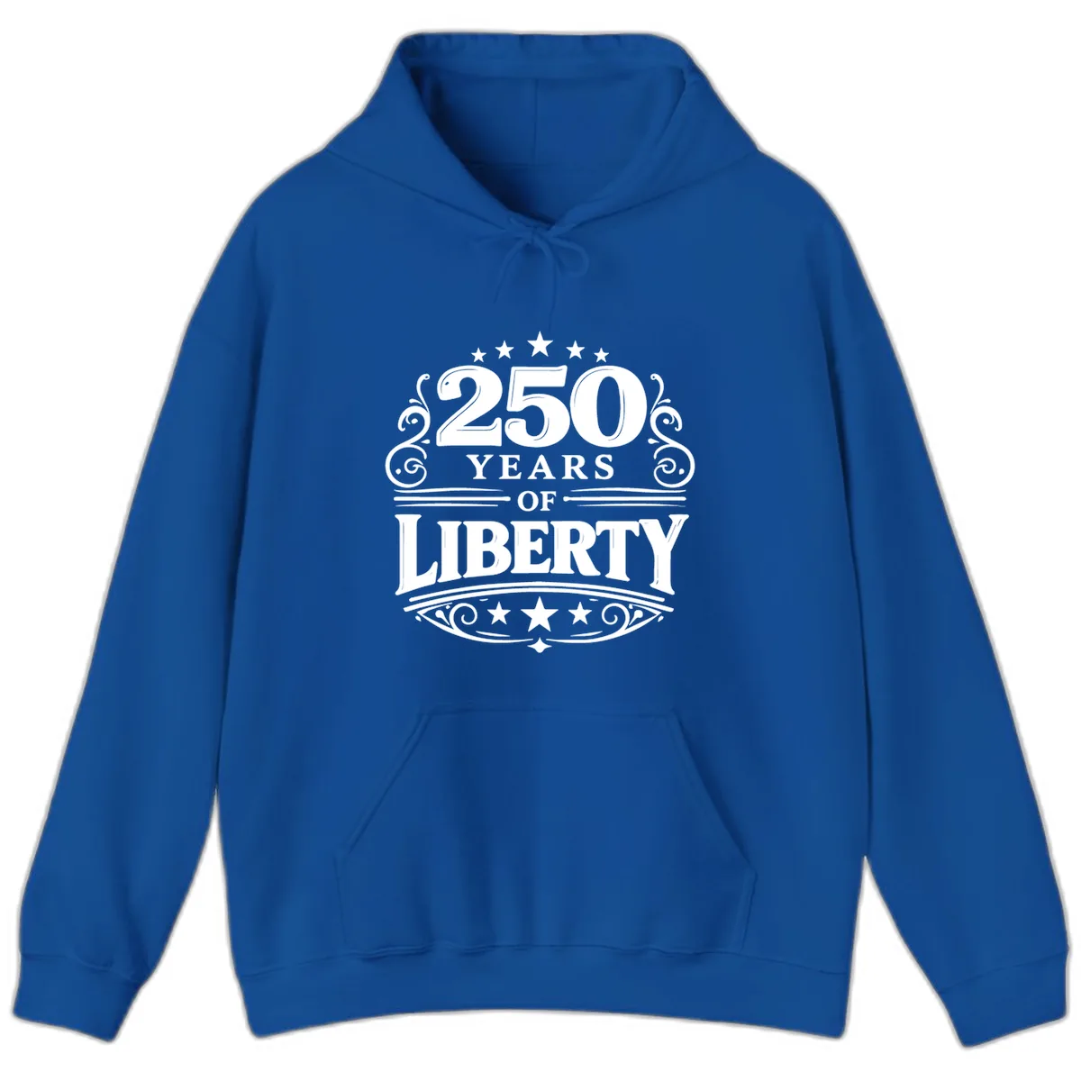 250 Years Of Liberty Celebration Hoodie in Royal