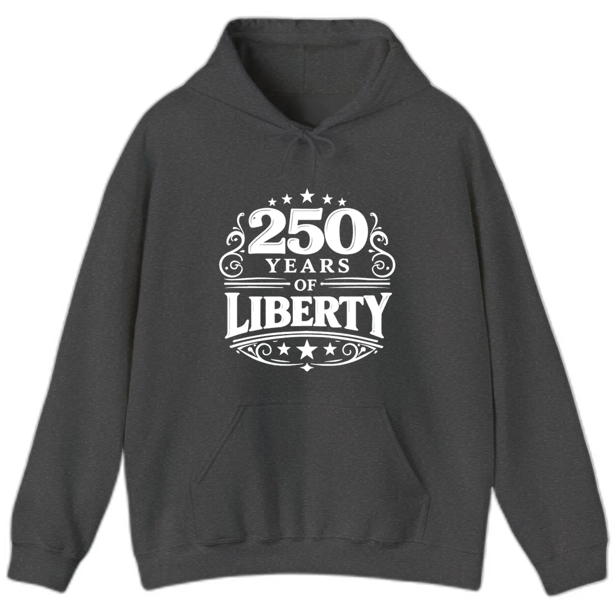 250 Years Of Liberty Celebration Hoodie in Dark Heather