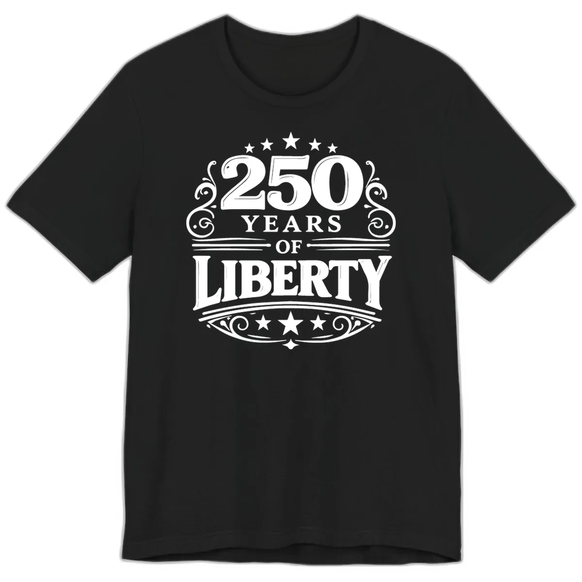 250 Years Of Liberty Celebration Premium T-Shirt in Black