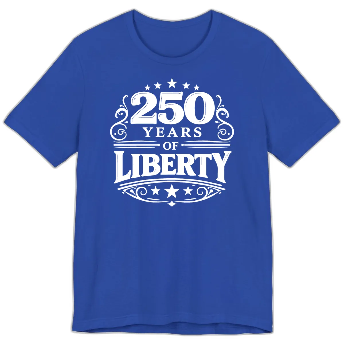 250 Years Of Liberty Celebration Premium T-Shirt in True Royal