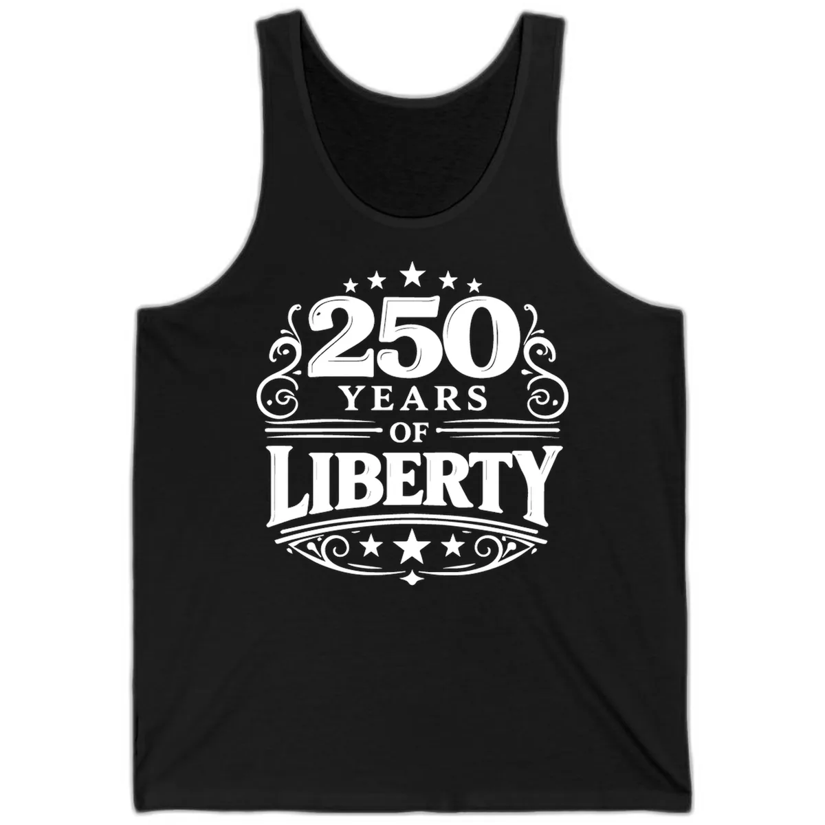250 Years Of Liberty Celebration Tank in Black