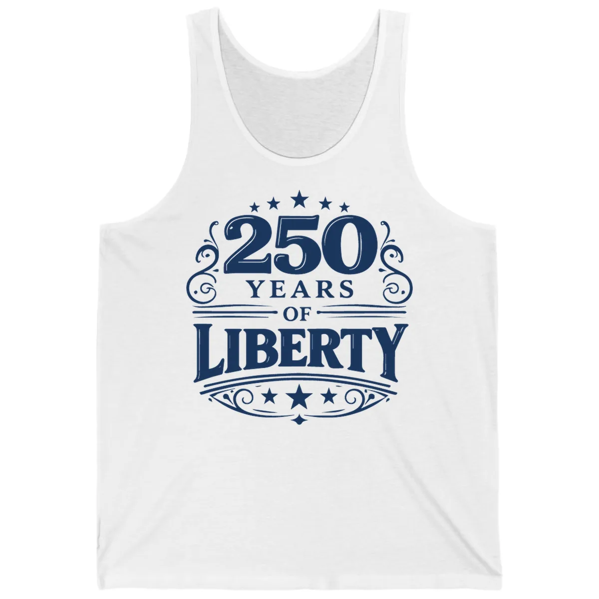 250 Years Of Liberty Celebration Tank in White