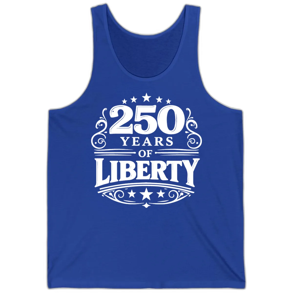 250 Years Of Liberty Celebration Tank in True Royal