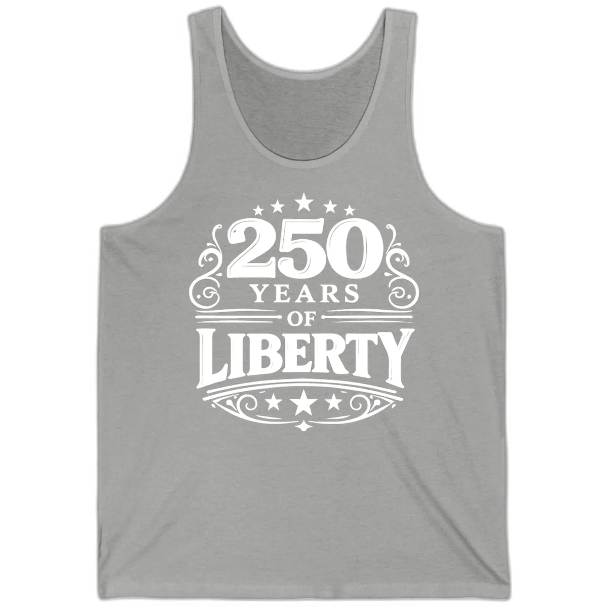 250 Years Of Liberty Celebration Tank in Athletic Heather