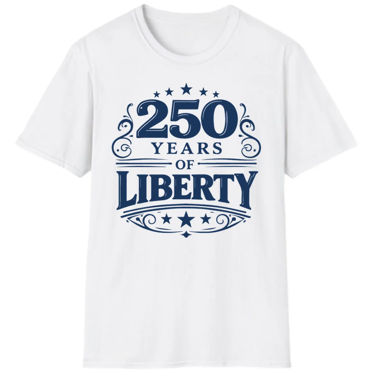 250 Years Of Liberty Celebration T-Shirt in White