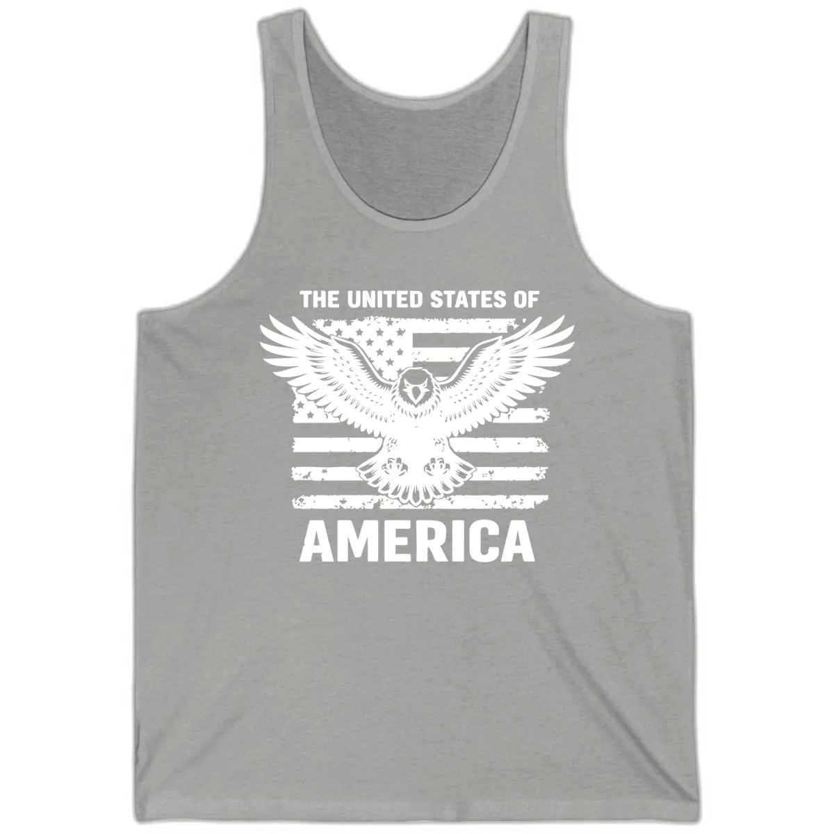American Eagle Flag Celebration Tank in Athletic Heather