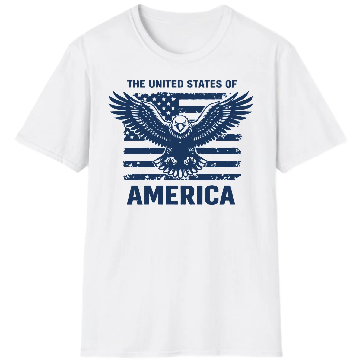 American Eagle Flag Celebration T-Shirt in White