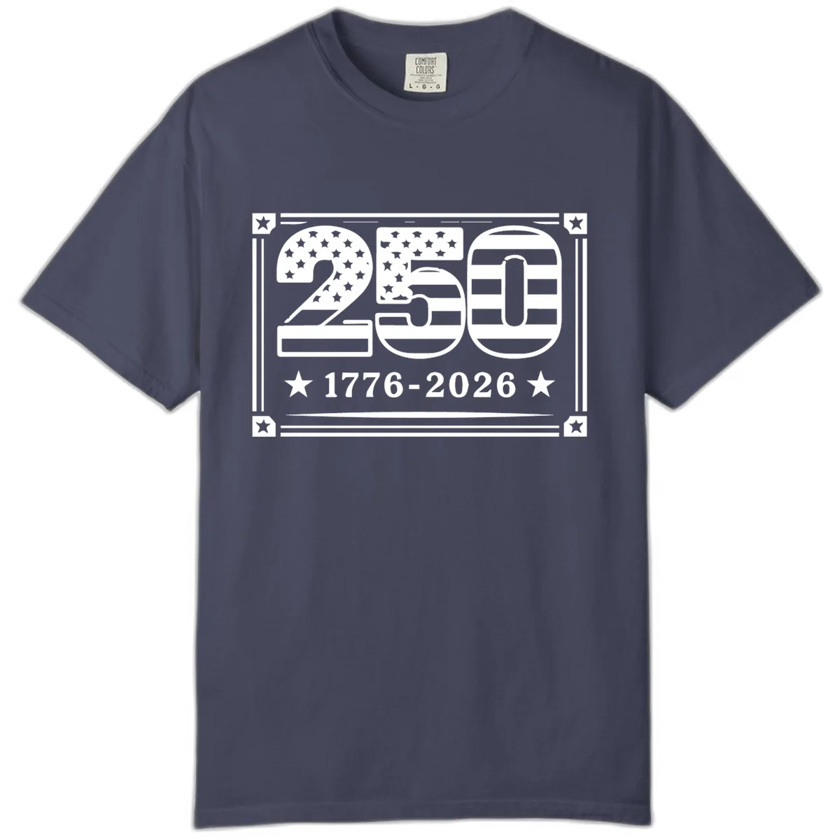 America 250th Anniversary Celebration Comfort Color in Denim