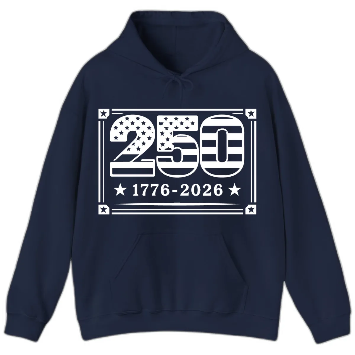 America 250th Anniversary Celebration Hoodie in Navy