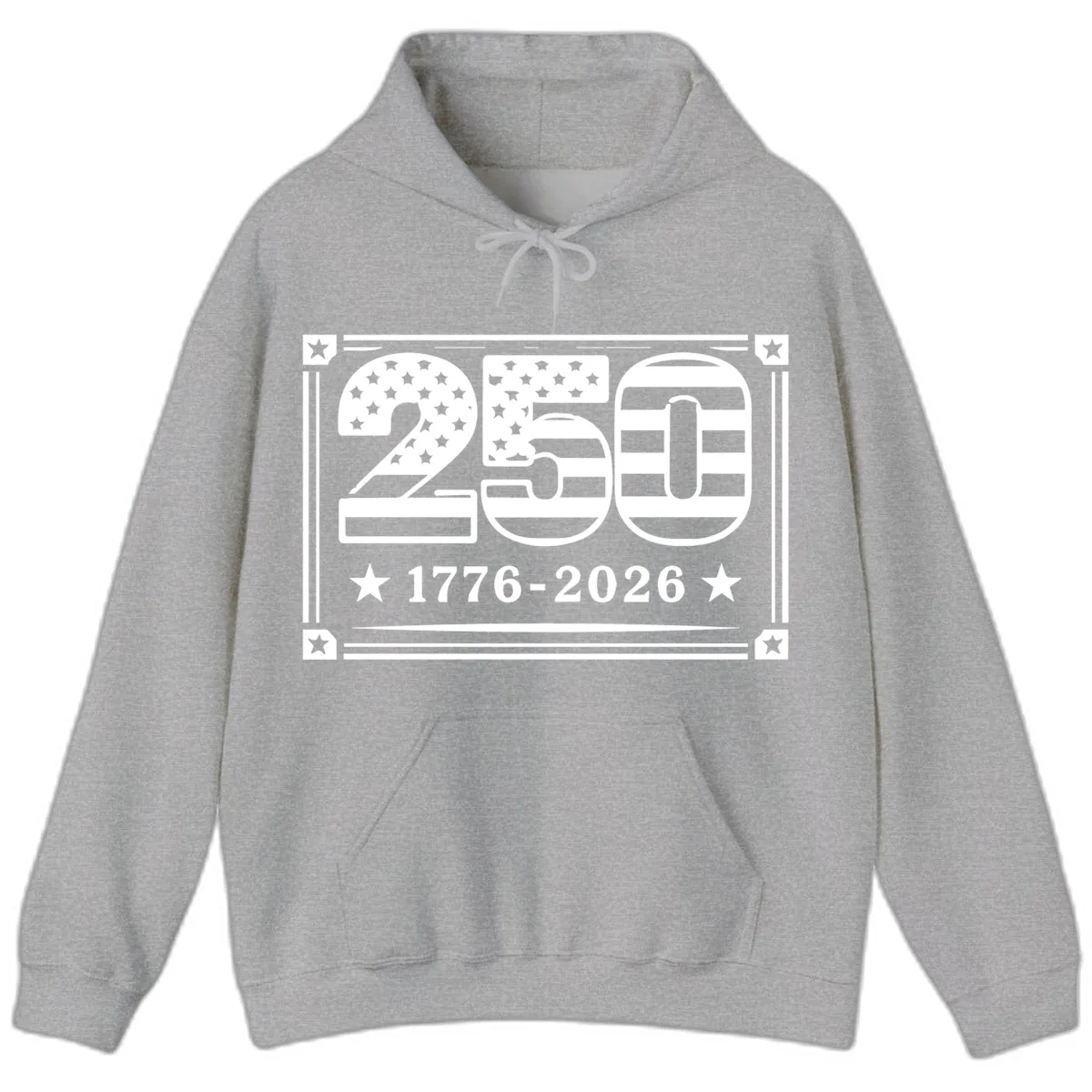 America 250th Anniversary Celebration Hoodie in Sport Grey