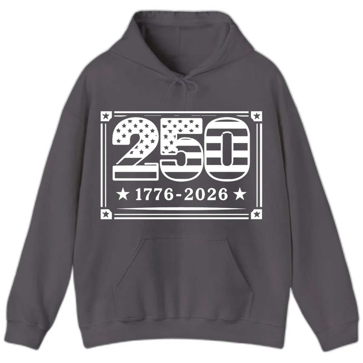 America 250th Anniversary Celebration Hoodie in Charcoal