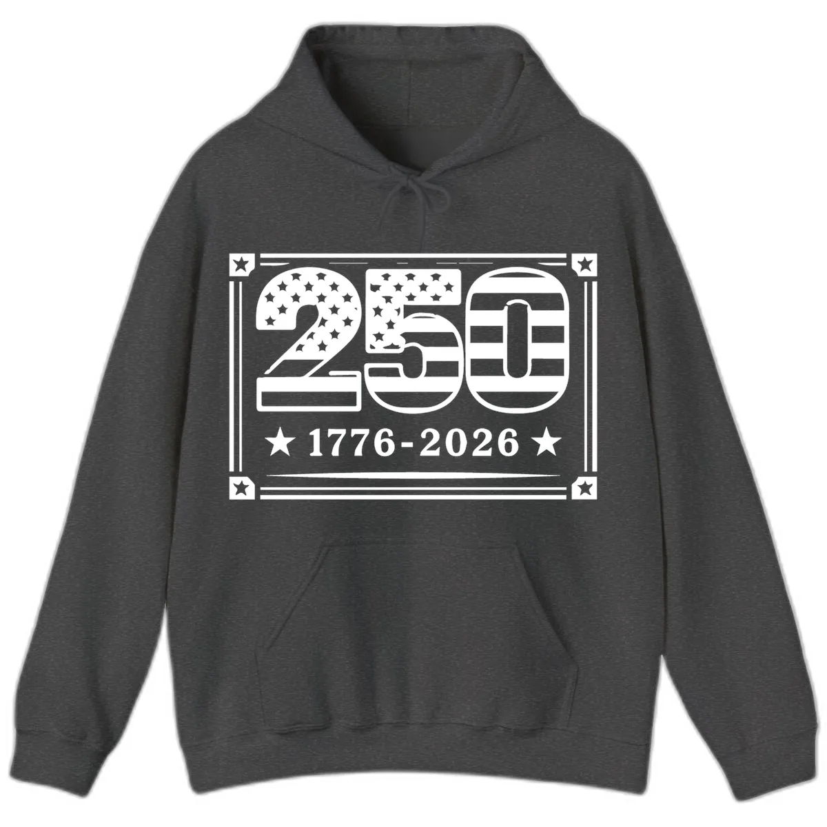 America 250th Anniversary Celebration Hoodie in Dark Heather