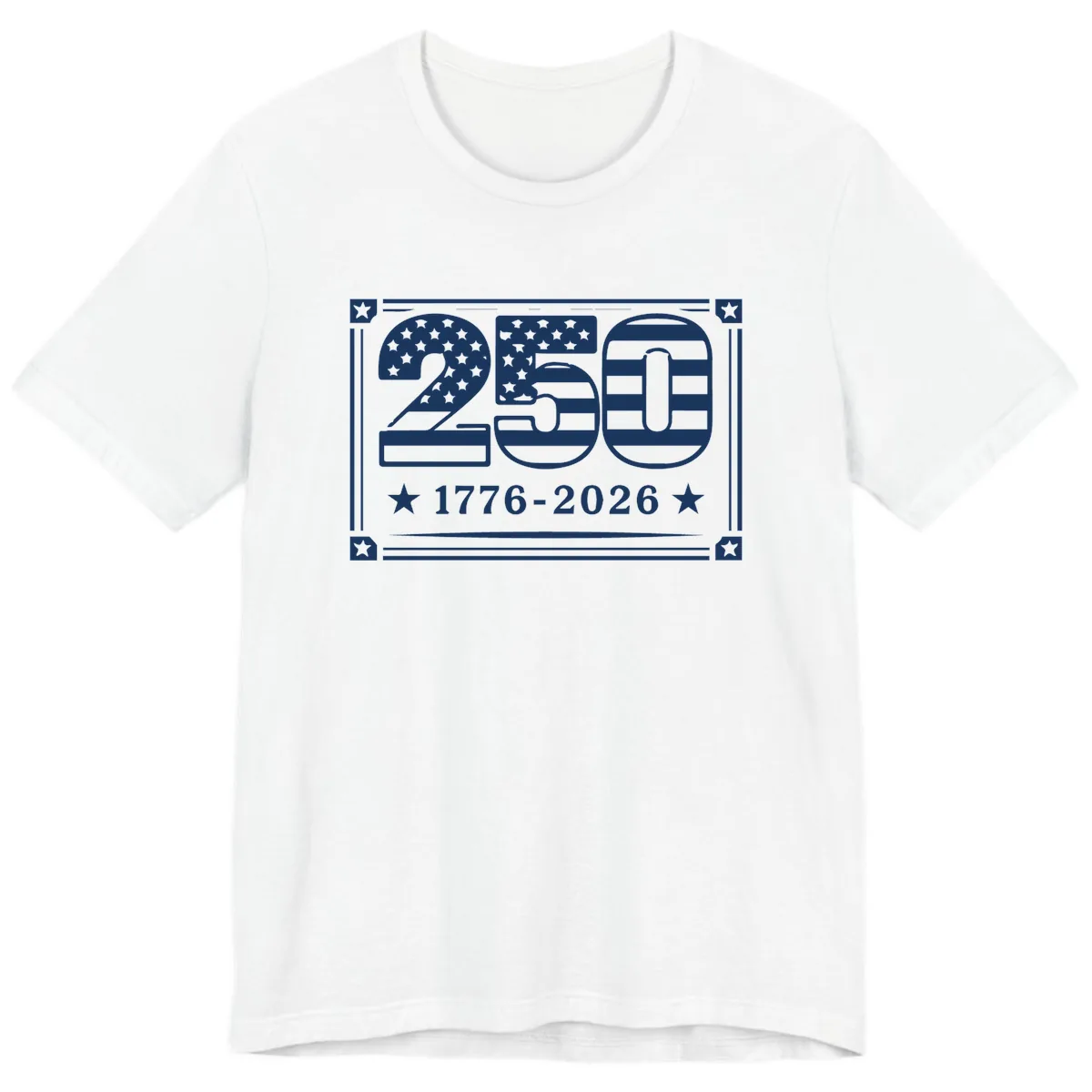 America 250th Anniversary Celebration Premium T-Shirt in White