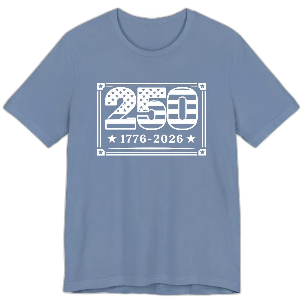 America 250th Anniversary Celebration Premium T-Shirt in Steel Blue