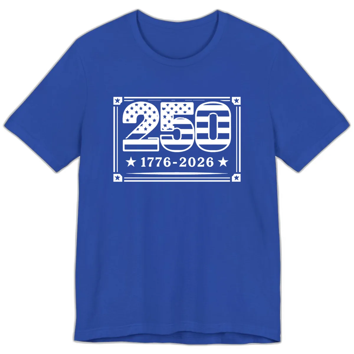 America 250th Anniversary Celebration Premium T-Shirt in True Royal