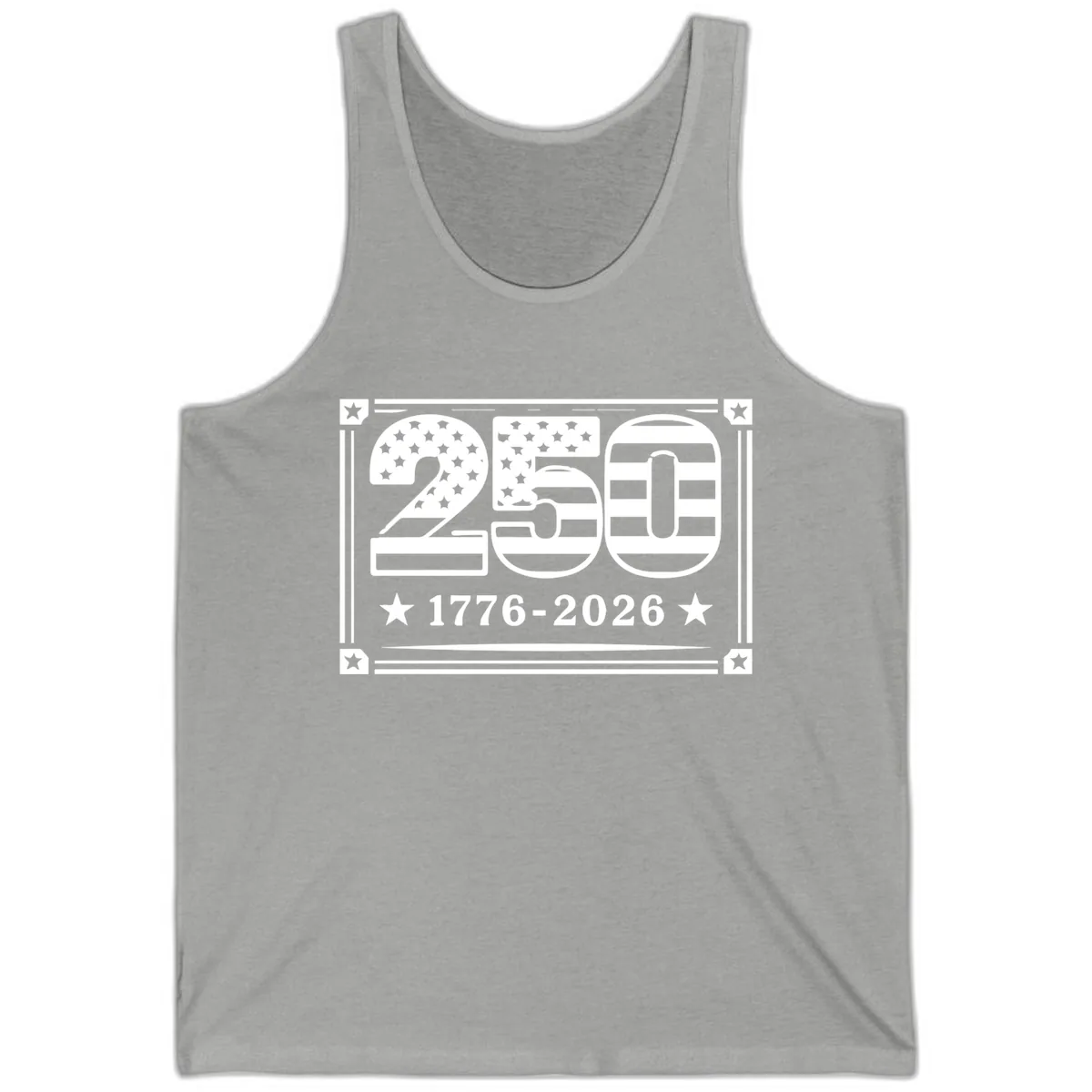 America 250th Anniversary Celebration Tank in Athletic Heather