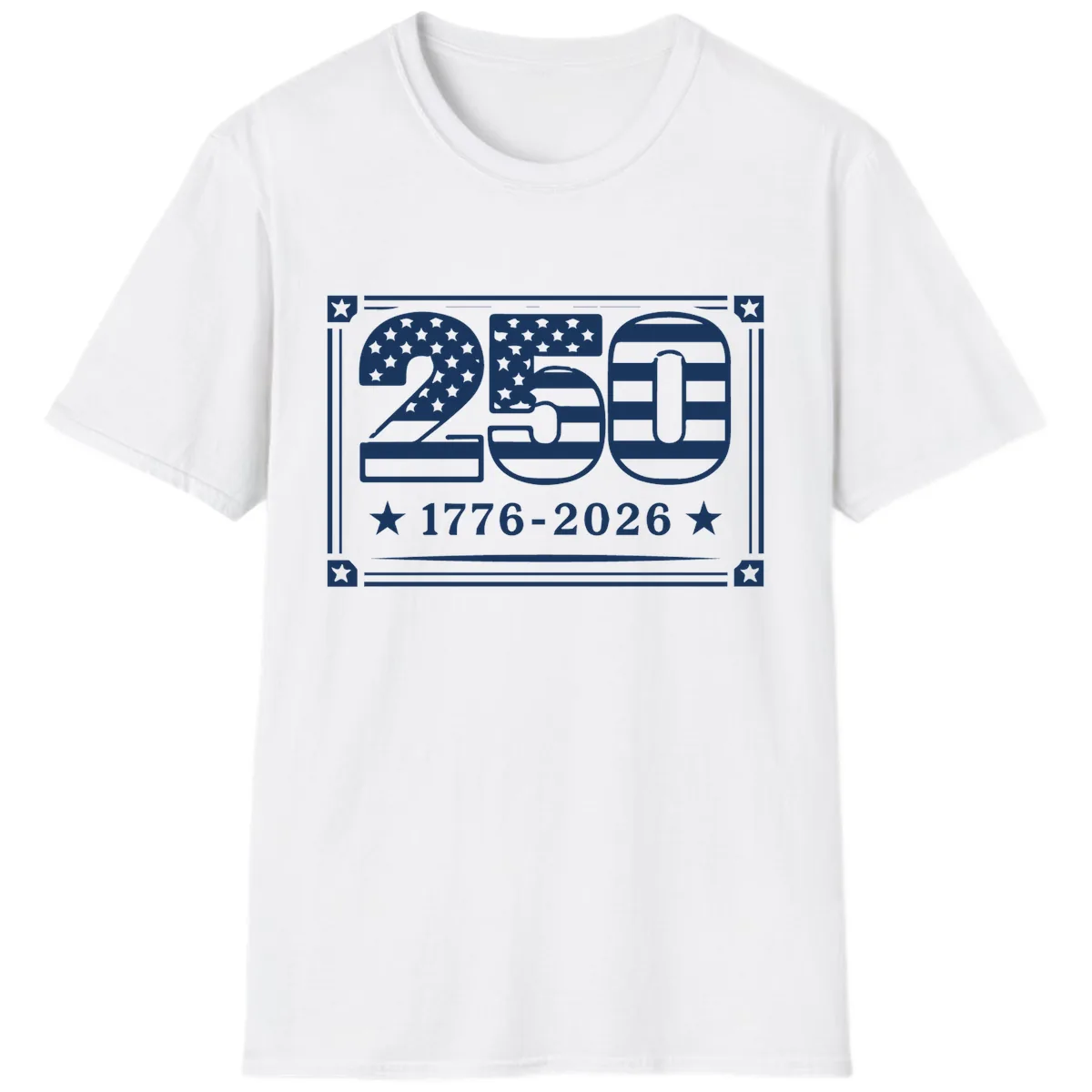 America 250th Anniversary Celebration T-Shirt in White