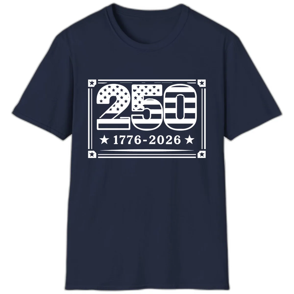 America 250th Anniversary Celebration T-Shirt in Navy
