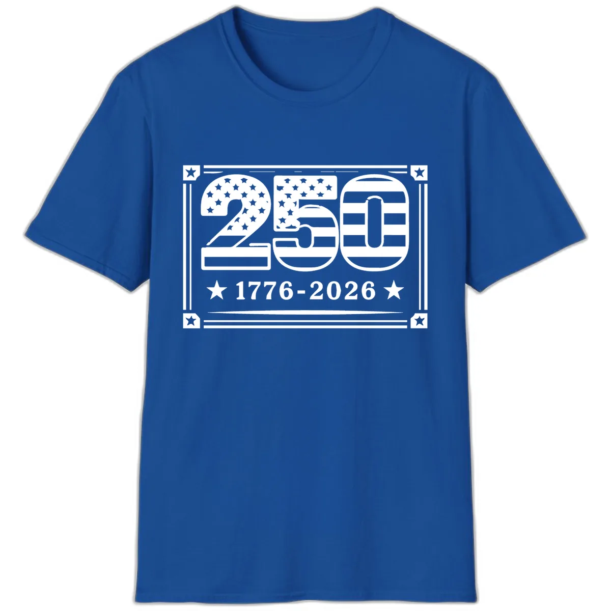 America 250th Anniversary Celebration T-Shirt in Royal