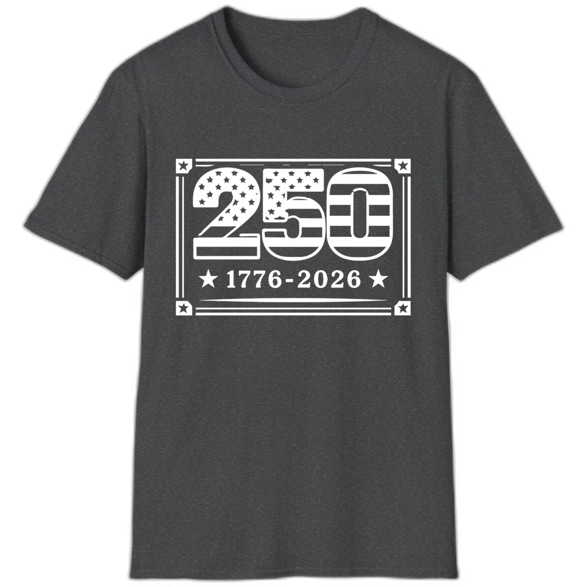 America 250th Anniversary Celebration T-Shirt in Dark Heather