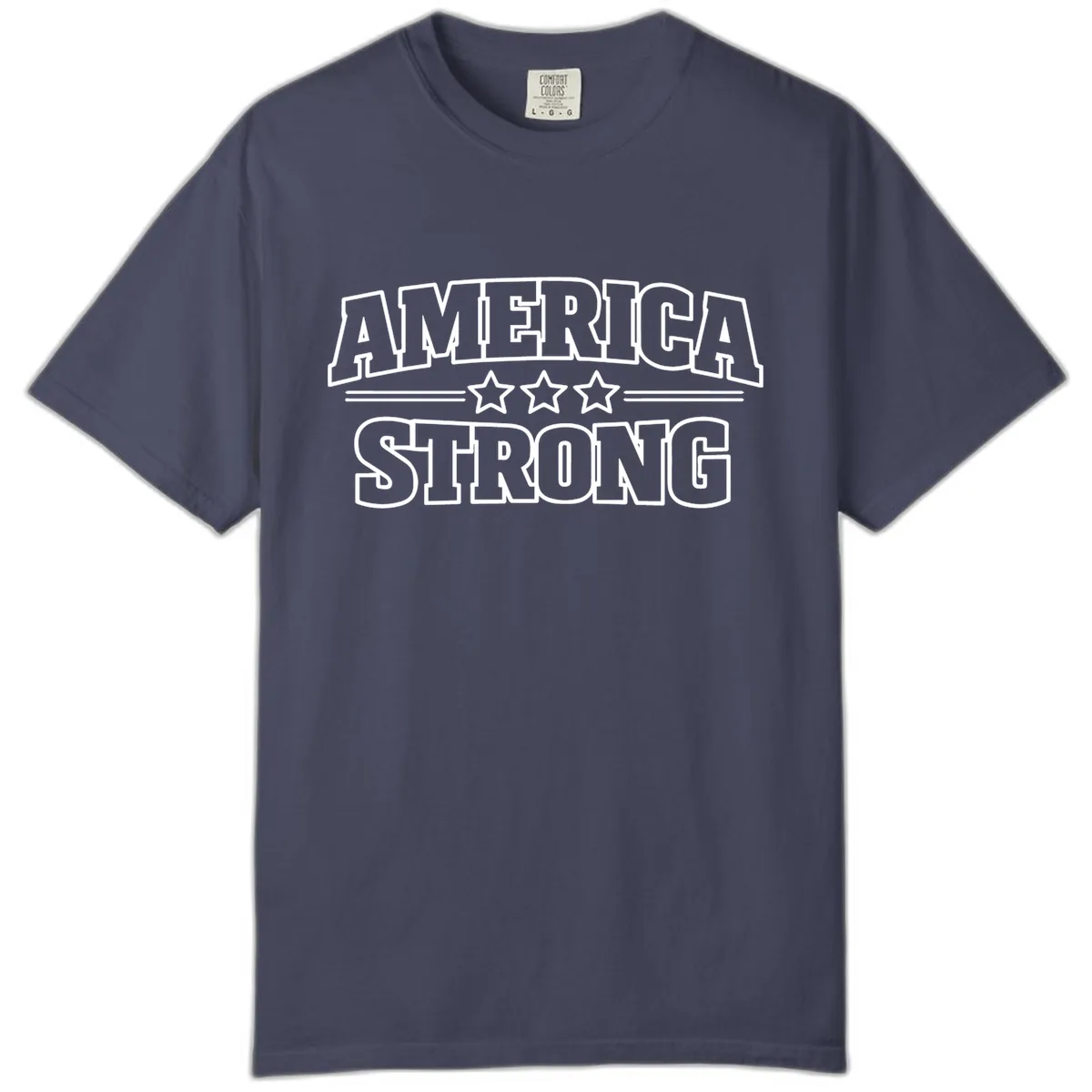 America Strong Celebration Comfort Color in Denim