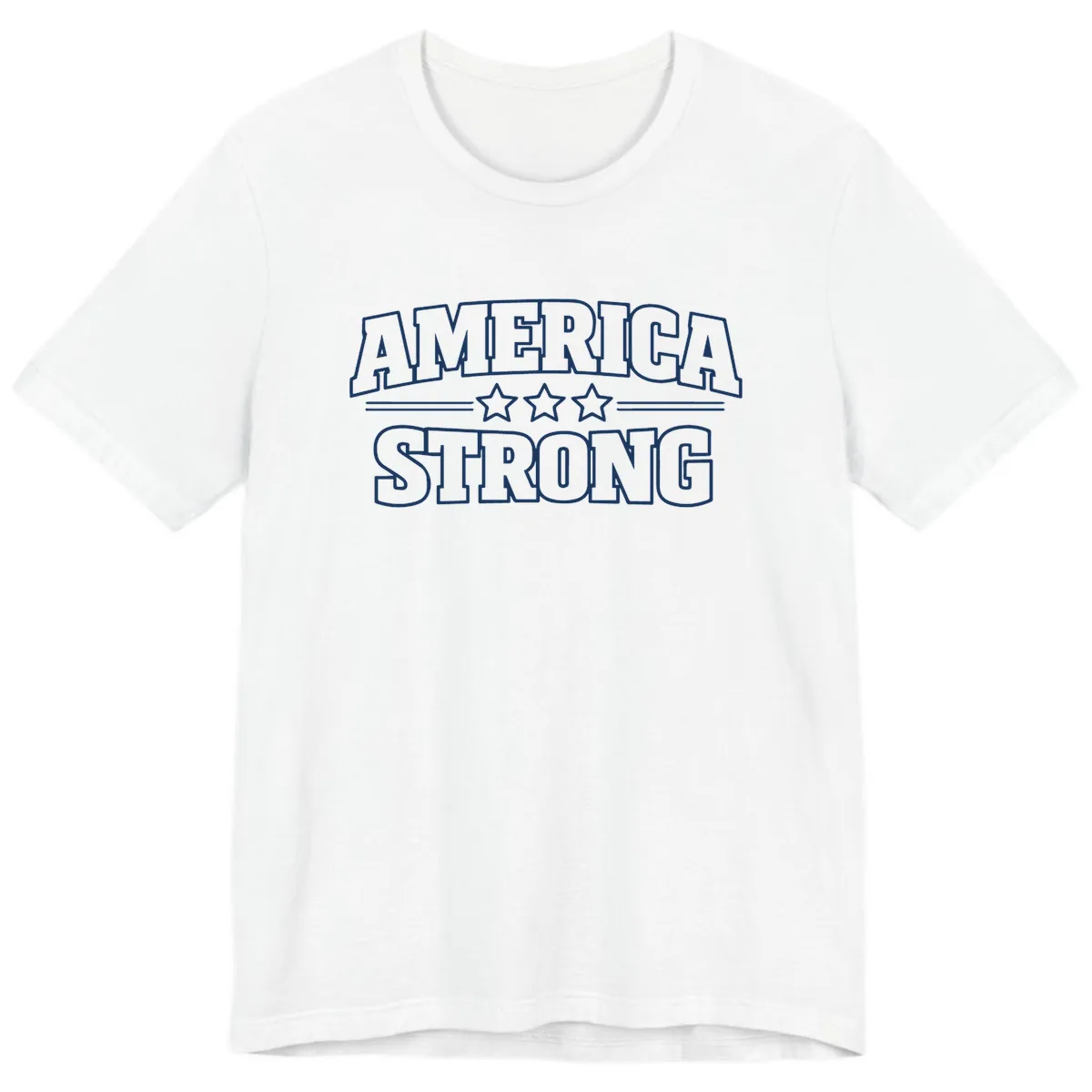 America Strong Celebration Premium T-Shirt in White