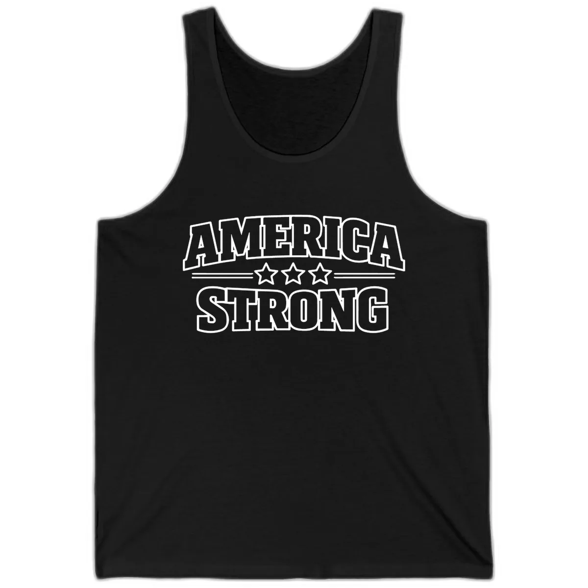 America Strong Celebration Tank in Black