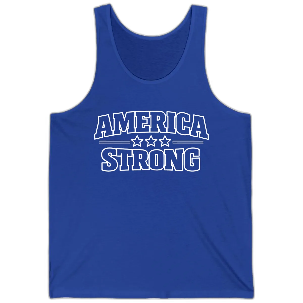 America Strong Celebration Tank in True Royal