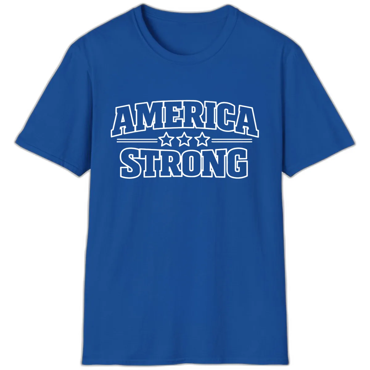 America Strong Celebration T-Shirt in Royal