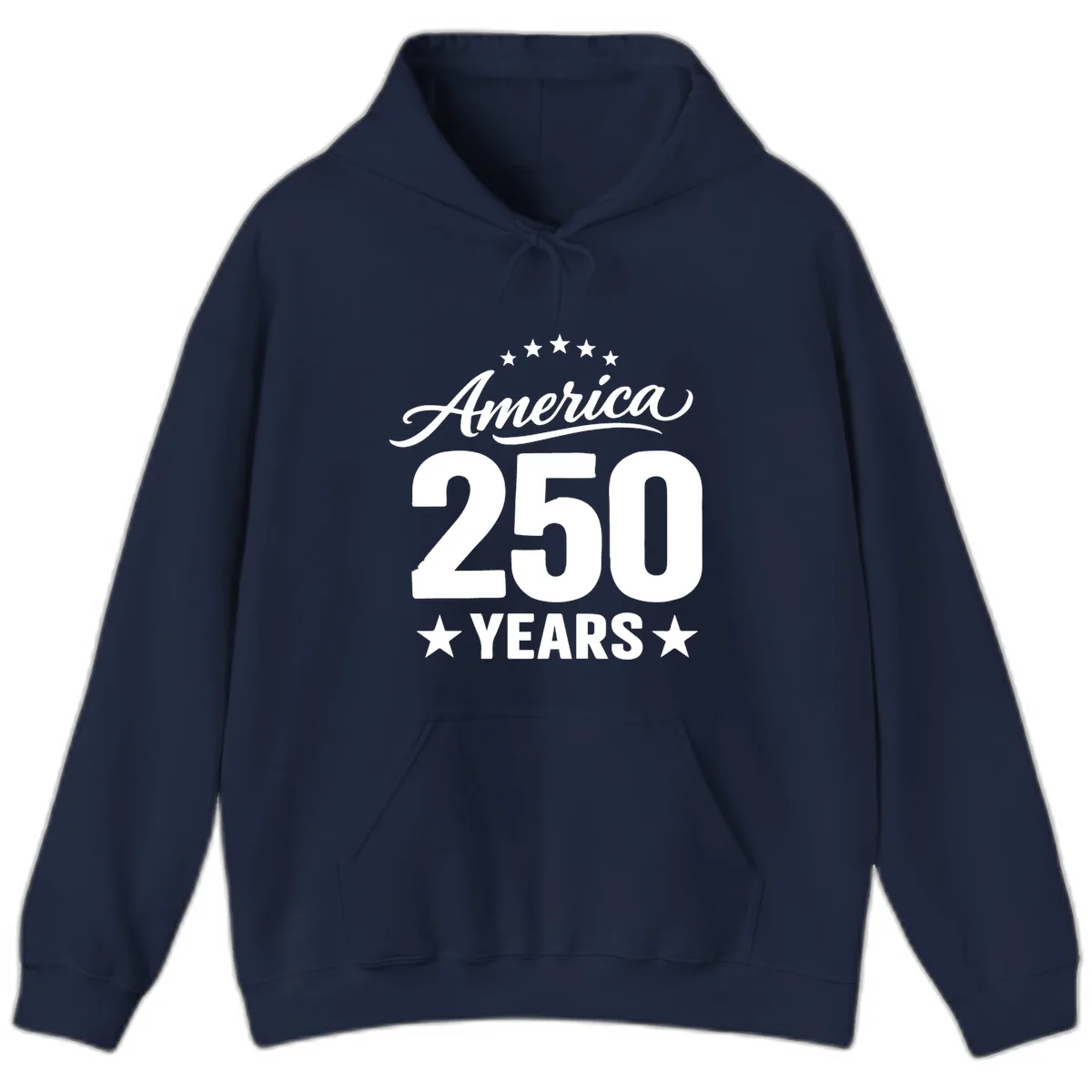 America 250 Years Celebration Tee Hoodie in Navy